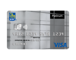 RBC Visa Platinum by RBC - credit card with $0 annual fee